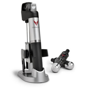 Coravin 1000 System with gas capsule, needle and base, best in class wine tool for the wine professional and wine enthusiast. Never use a corkscrew again.