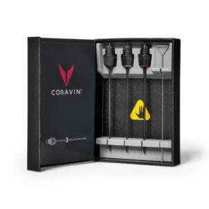 Coravin Needle Kit in protective carrying case, best in class wine tool for the wine professional and wine enthusiast. Never use a corkscrew again.