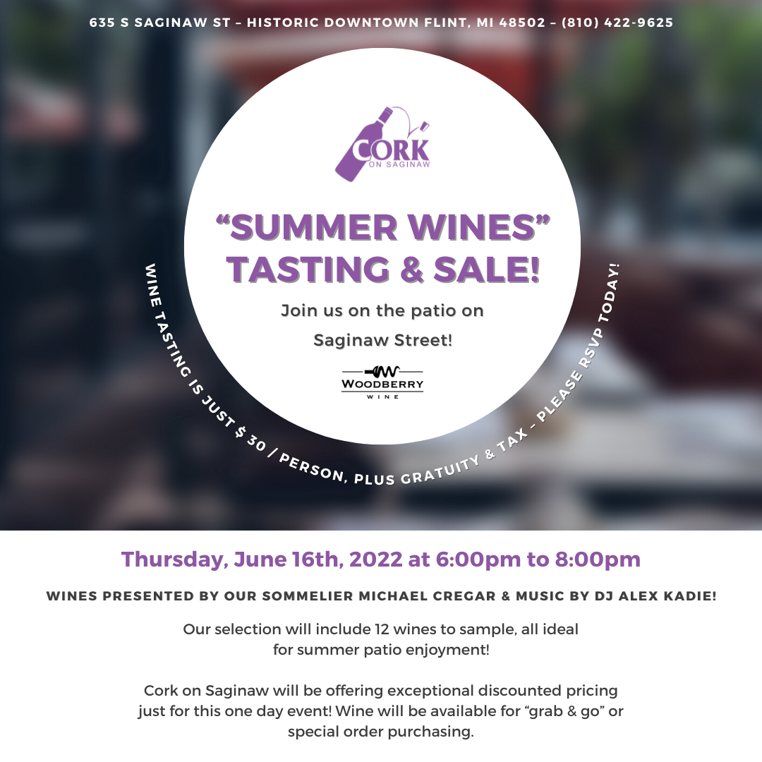 “Summer Wines” Tasting & Sale!