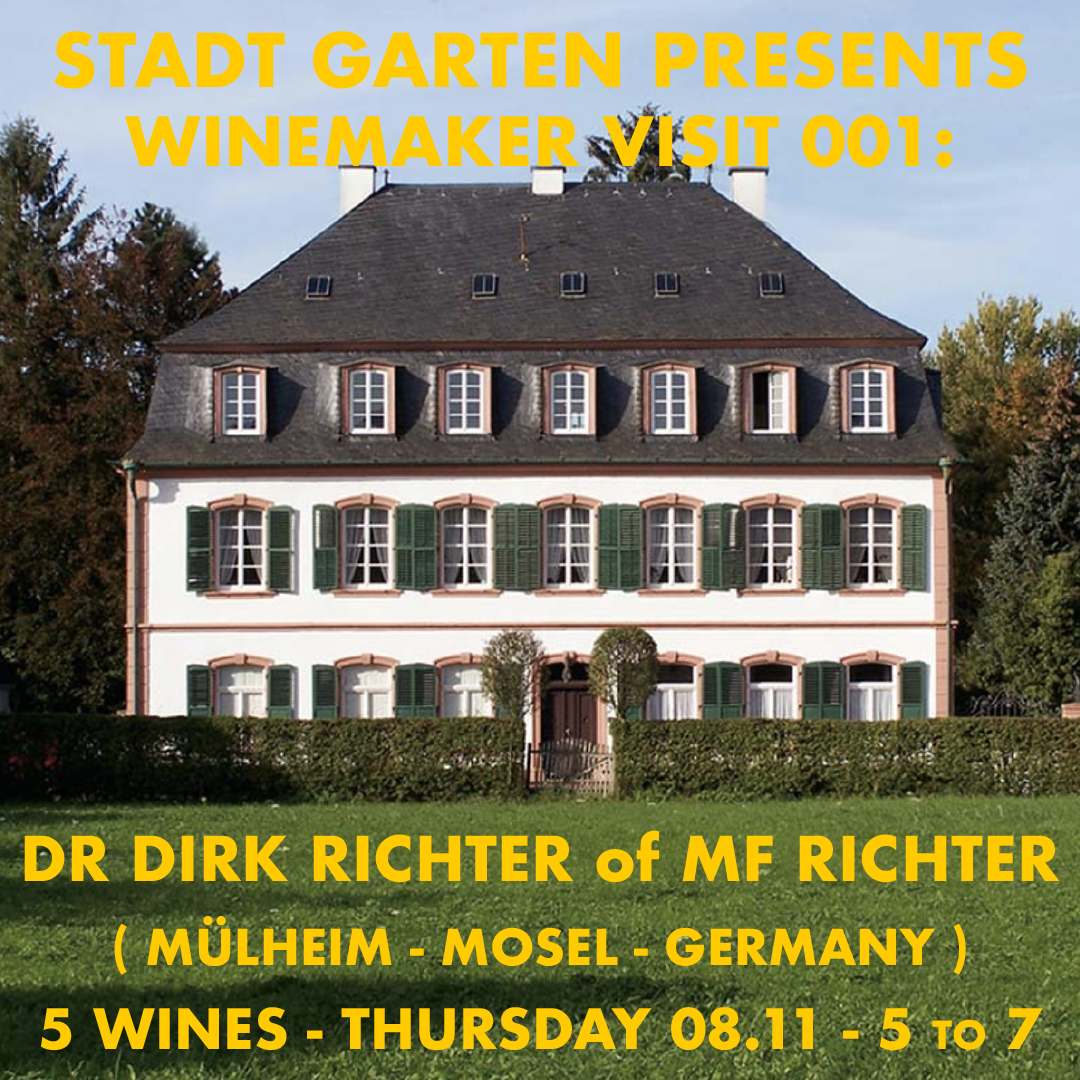 Winemaker Notes 001: Dr. Dirk Richter of Weingut Max Ferd. Richter